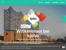 Tablet Screenshot of kjobo.com